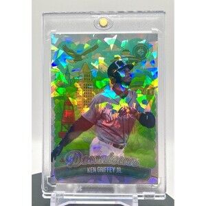 Ken Griffey Jr SP Downtown Cracked Ice Holo  Trading Card Mariners 2025 Fan Art
